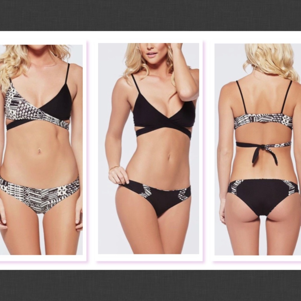 NEW $172 L Space Chloe Bikini Top + Barracuda Bottoms Size XS   #U239